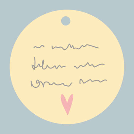 Cartoon sticky notes. Cute scrap from notepad for noting, coloured isolated sticker, paper list school notebook, noticeboard label, office sticker, neat vector illustration. Notepad sticky stickerのイラスト素材