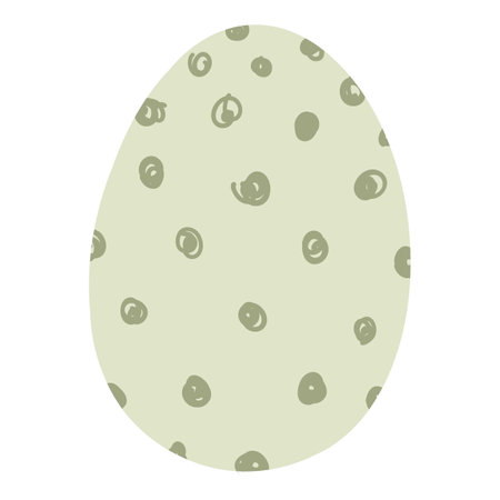 Happy Easter vector card colorful egg. Design of Spring greeting card. Vertical card with egg, spring flowers design decorativeのイラスト素材