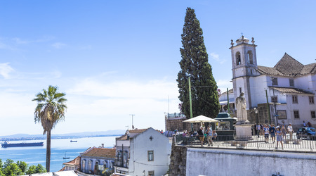 View from Mirador de Santa Lucia, Lisbon, Portugal