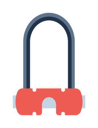 Lock icon and security padlock protection lock. Safety password sign lock privacy element and access shape lock. Private lock set safeguard equipment vector collection.のイラスト素材