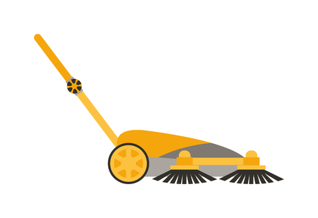 Professional cleaning equipment isolated on white background. Vector cleaning equipment tool and service cleaning equipment housework tools. House product chemical washing toolのイラスト素材