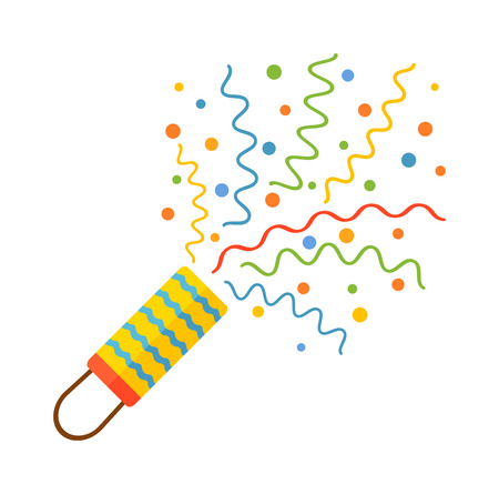 Pyrotechnic rockets vector illustration pyrotechnics and firework fountain, roman candle, beautiful rocket. Anniversary traditional evening pyrotechnic and firework sparkle bomb.のイラスト素材