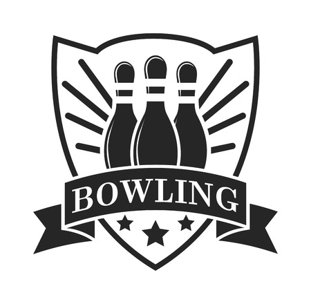 Vector set of bowlingのイラスト素材