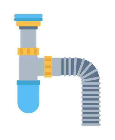 Gas or water crane flat icon vector illustration. Flat icon vector illustration of water crane isolated on white. Water craneのイラスト素材