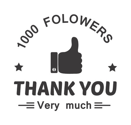 Vintage label with thank you text vector badge. Thank you text design label card lettering type banner symbol. Letter typography thank you handwritten decorative calligraphic message text.のイラスト素材