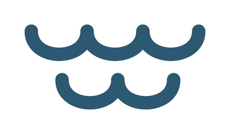 Single weather icon cloud with snow storm meteorology winter element. Illustration blue snow cloud on white. Cloudy climate snow cloud. Winter cloud snow day symbol. Meteorology winter element.のイラスト素材