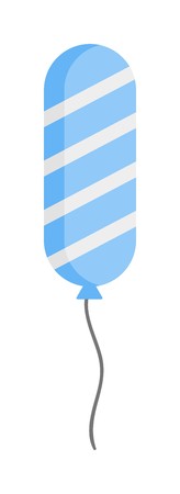 Color glossy balloons party vector illustration. Round entertainment balloon holiday festival happy gift. Balloon beautiful toy party day celebrate, isolated helium carnival tool.のイラスト素材