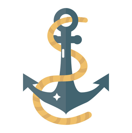 Vntage retro nautical badge and label anchor sign ocean ship, graphic element nautical symbol....