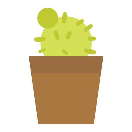 Green desert plant nature cartoon cactus and mexican summer cute cartoon cactus home plant. Cartoon cactus tropical plant traditional west flower. Cute cartoon cactus flat nature vector illustration.のイラスト素材