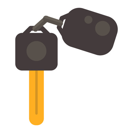 Car key with remote control and car keys vector. Car keys automobile security lock and car keys remote control alarm. Car keys transportation new unlock object, car keys wireless technology.のイラスト素材