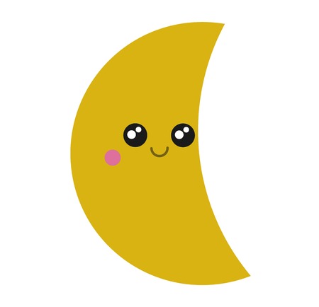 Phases of the moon vector nature cosmos cycle satellite surface. Whole cycle from new moon month to full surface star astrology sphere. Vector illustration moon month astronomy space lunar.のイラスト素材