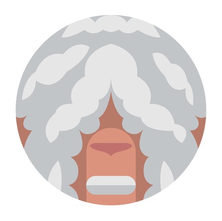 Cute animals emotions icons isolated fun set face. Happy character funny emoji set comic adorable pet. Animals emotions icons flat set expression smile collection. Wild avatar emoticon comic icons.のイラスト素材