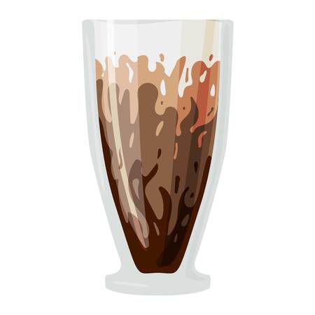 Coffee cups different cafe drinks types coffee cocktailのイラスト素材