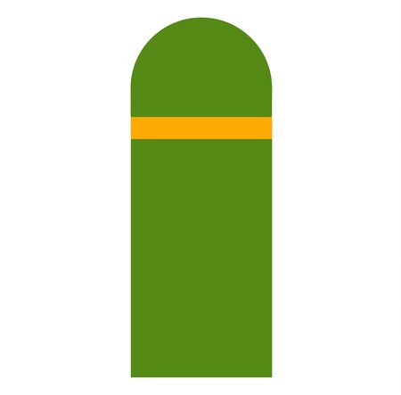 Sleeping bag forest camping vector concept with tourist outdoor. Outdoor blanket summer nature leisure and activity camping warm sign. Campsite vacation wilderness.のイラスト素材