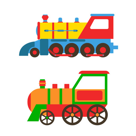 Toy train vector illustration.のイラスト素材