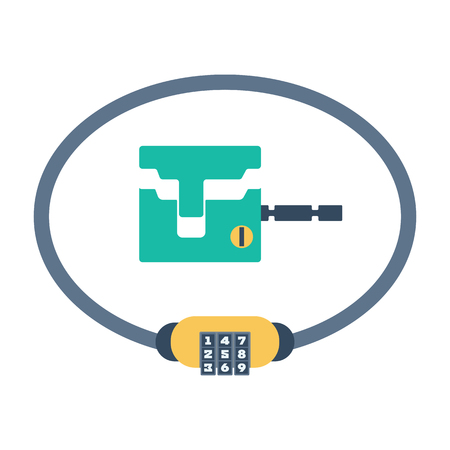 Lock icon vector.のイラスト素材