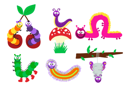 Cartoon insect illustration.のイラスト素材