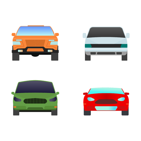 Car vehicle transport type design travel race model sign technology style and generic automobile contemporary kid toy flat vector illustration isolated icon.のイラスト素材