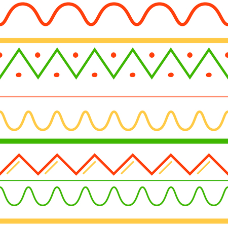 Nature flower wreath illustration seamless pattern background vectorのイラスト素材
