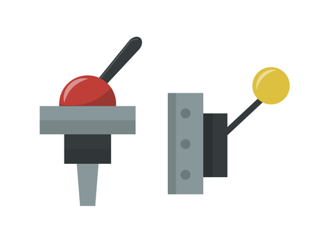 Part of machinery manufacturing work detail gear mechanical equipment industry vector illustration.のイラスト素材