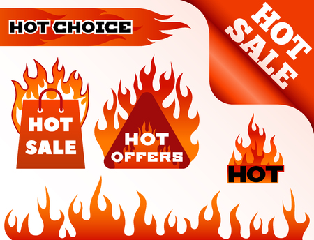Vector badges shop product hot sale best price stickers buy commerce advertising tag discount promotion vector illustration.のイラスト素材