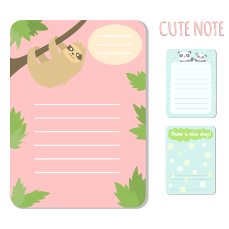 Baby shower invitations cards vector note list poster greeting template kids paper layout design sheets dairy illustration.のイラスト素材
