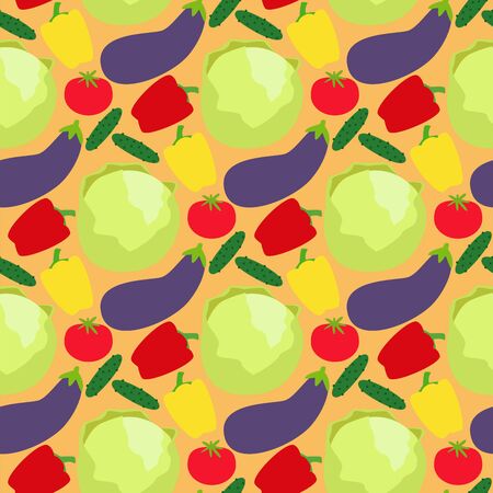 Vegetables food cellulose peppers tomatoes porridge healthy food seamless pattern backgroundの写真素材