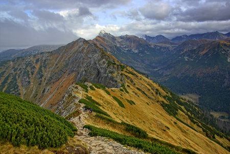 Landscape of Tatras mountain, Polandの写真素材