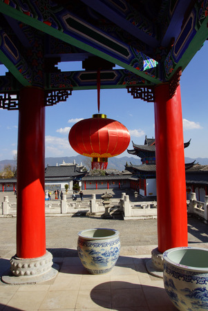 Mu Residence in Lijiang old town, Yunnan, Chinaのeditorial素材