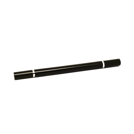 Black electronic pen isolated on white background with clipping path. Top view.の写真素材