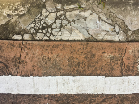 The natural line of the roadの写真素材