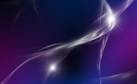 Abstract background with waves and curves in shades of black, blue, magenta and white.の写真素材
