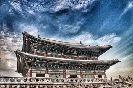 The King Palace in koreaの素材