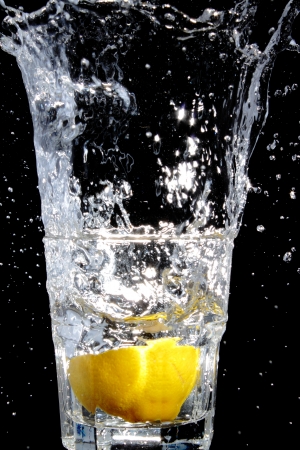 Tornado in a glassの写真素材