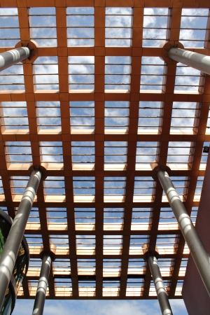 Buildings for residence with blue sky  のeditorial素材