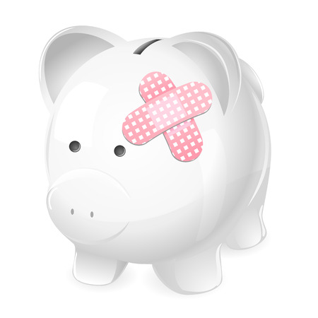 Piggy bank. のイラスト素材