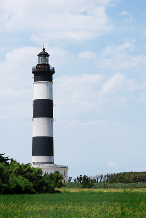 Chassiron lighthouse on Oleron island (France) の写真素材