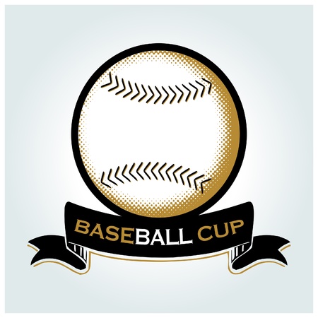 baseball ballのイラスト素材