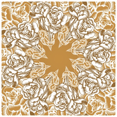 rose flower backgroundのイラスト素材