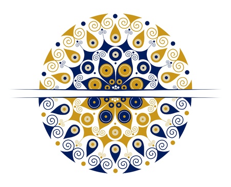 round artworkのイラスト素材