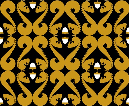 squirrel pattern backgroundのイラスト素材