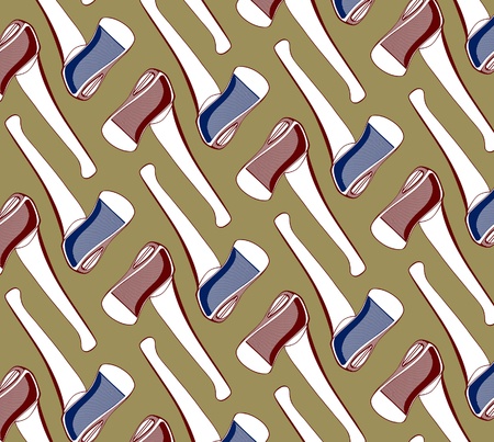 axe tool background patternのイラスト素材