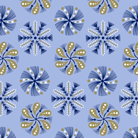 snowflake pattern background wallpaperのイラスト素材
