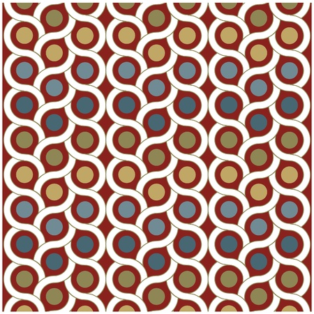 vector background pattern with dots and circle