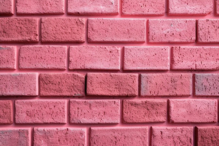 pink brick wall texture backgroundの素材