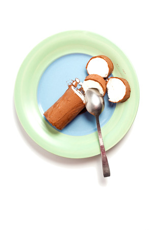 Ice cream on the plateの写真素材