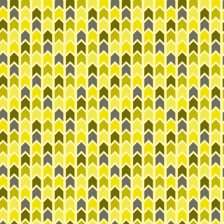 Vector gray and yellow chevron seamless pattern backgroundのイラスト素材