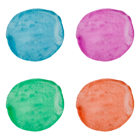 Set of vector watercolor design.のイラスト素材