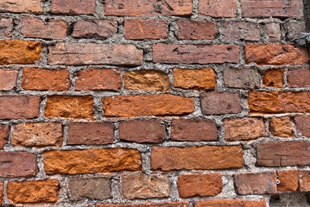 texture of an old brick wall