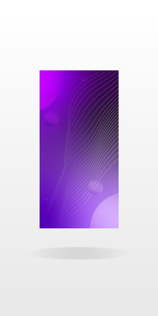 Vertical abstract neon, fluid poster illustration for ad or design.のイラスト素材